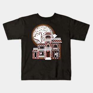 Gothic Gingerbread House Kids T-Shirt